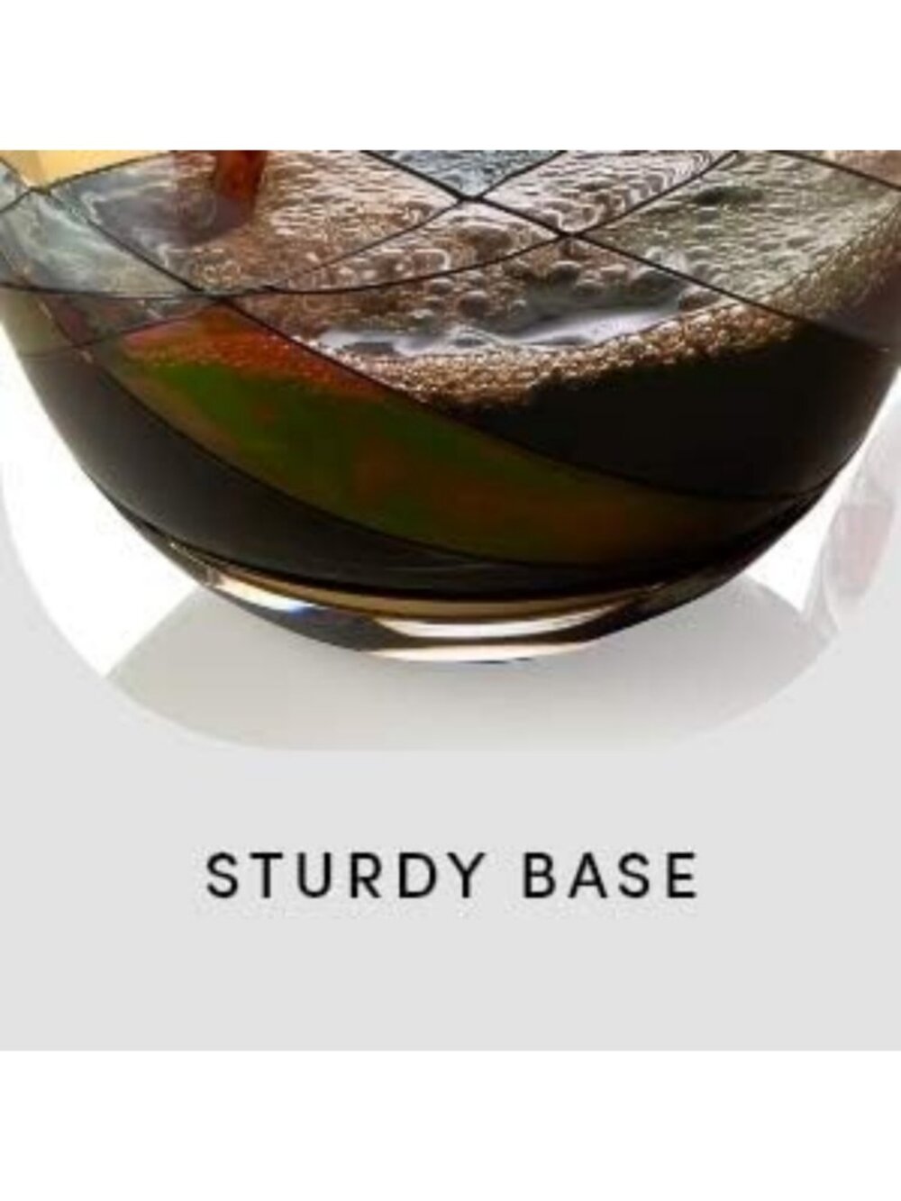 Hand-Painted Stemless Wine Glasses Set of 2 | Large 18 oz Lead-Free Crystal - Picture 7 of 7